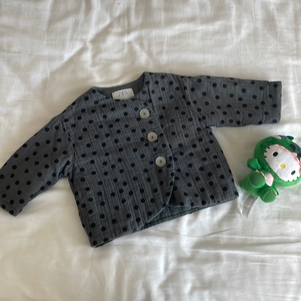 Zara Polka Dot Jacket Size 12-18 mths